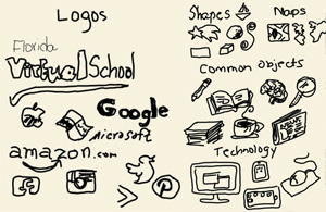 logos and shapes