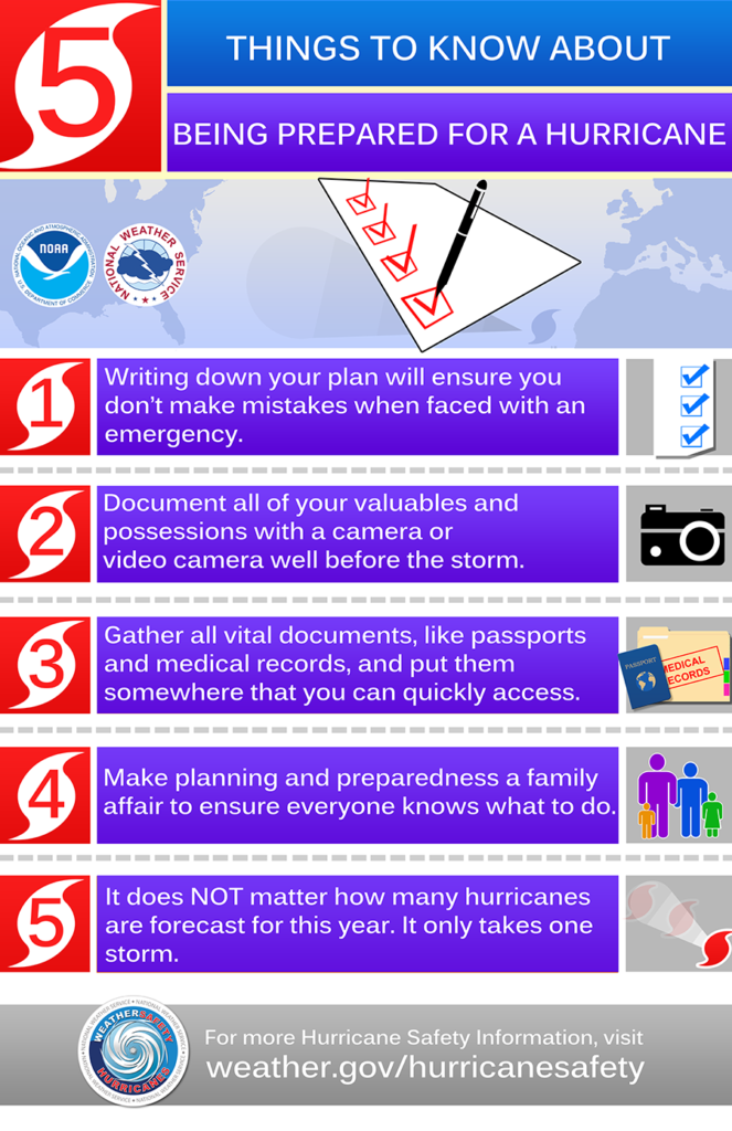 Hurricane Preparedness Infographic